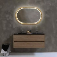 Freedom SLim LED дзеркало з підсвіткою, (аура,фронт,сендим)дуб натуральний, 500мм*800мм (1 сорт) Luxury Wood фото 4