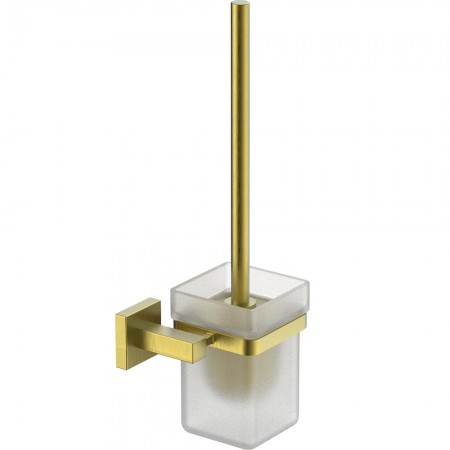 27496 (8919C) ORLANDO GOLD Щітка для унітаза, скло, золото (1 сорт) Аква Родос