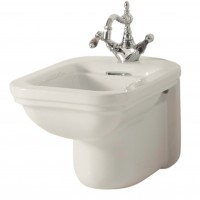 4125 K1 Waldorf Біде підвісний з 1 отв. під змішувач у комплекті з шумоізоляціійною пластиною та нак Kerasan