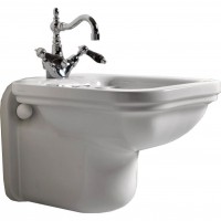 4125 K1 Waldorf Біде підвісний з 1 отв. під змішувач у комплекті з шумоізоляціійною пластиною та нак Kerasan фото 1