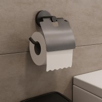 25063 GLORIA GUN METAL Тримач для паперу закритий (1 сорт) Аква Родос фото 2