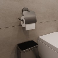 25063 GLORIA GUN METAL Тримач для паперу закритий (1 сорт) Аква Родос фото 3