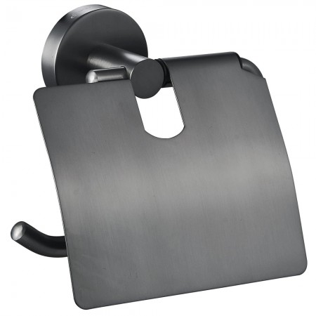 25063 GLORIA GUN METAL Тримач для паперу закритий (1 сорт) Аква Родос