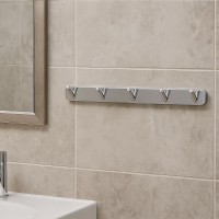 8742  Планка з гачками CAPRI, хром (1 сорт) Аква Родос фото 2