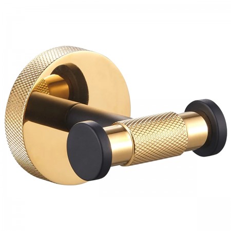 27506 (9225) LORENZO BLACK GOLD Гачок подвійний, чорний + золото (1 сорт) Аква Родос