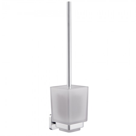 8737 Щітка для унітазу CAPRI, скло, хром (1 сорт) Аква Родос