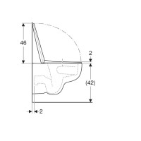 503.083.00.1 Selnova Комплект підвісного унітазу воронкоподібний, 54см, овальний, TurboFlush, з сиді Geberit промо фото 3