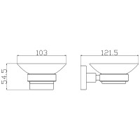 27493 (8922C) ORLANDO GOLD Мильниця, скло, золото (1 сорт) Аква Родос фото 1