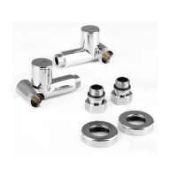 4.0.0500.55.P К-кт кутових кранів під ТЕН, хром (1 сорт) Mario фото 2