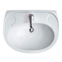 K44-138  EKO 2000 Раковина 60 з отвором для змішувача, білий глянець (плівка) (1 сорт) MITO фото 1