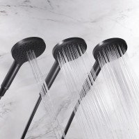 F0780222 Like Душова система  з верхнім душем 250мм, чорний мат (1 сорт) AM.PM фото 2