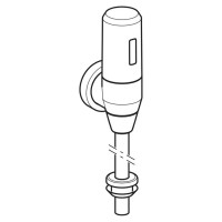 115.805.21.5 Кран для уринала з верхнім підводом води, з електронним керуванням змивом, живлення від Geberit фото 1