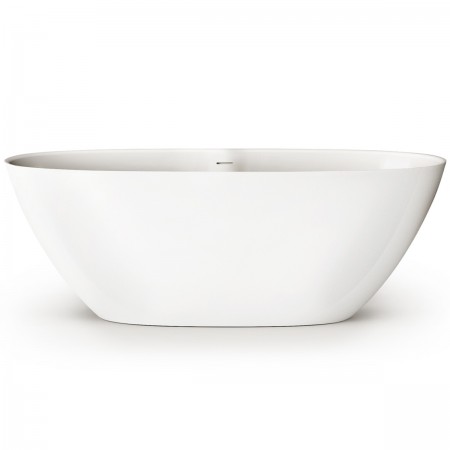 VAPERL175/00 Perla Ванна окремостояча 175*76 см з литого (штучного) каменю, з інтегрованим сифоном,  PAA