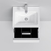 MTA-FHX0552WG-WCC0552WG  X-Joy S, База з раковиною, підвісна, 55 см, 2 ящика, біла, глянець (1 сорт) AM.PM фото 1