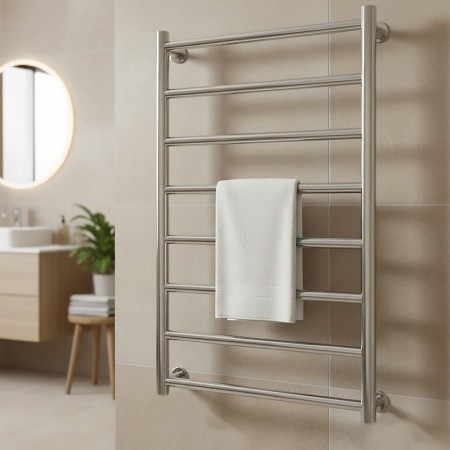 1.8.044565.P Рушникосушка INOX Флет 770х530/500, полірована нержавійка (1 сорт) Mario