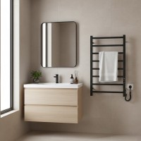 2.2.1702.03.BM Рушникосушка електр. Токіо-I  800х500/80 TR К, колір чорний мат (1 сорт) Mario фото 6