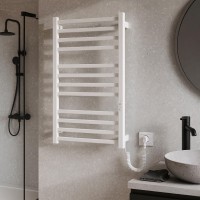 6.1.0102.06.WM Рушникосушка ел. HF London 770х530 білий мат, в комплекті з прих.підкл (1 сорт) Hygge Family фото 7