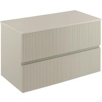 131773+127437 Тумба VORA 100 2  ящ,  зі стільницею,SAND MATT (1 сорт) ROYO фото 1