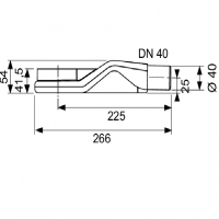 650004 TECEdrainline Сифон плаский DN 40, 0,5 л/с (1 сорт) Tece фото 1