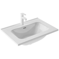 C0072604 (125617+126222) Тумба VITALE 60 на 2 ящики, білий + раковина керамічна Enzo, білий глянець  ROYO фото 3