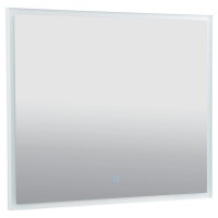 27307 Luce Дзеркало 80*70 см з підсвіткою (сенсор), колір чорний (1 сорт) Аква Родос фото 2