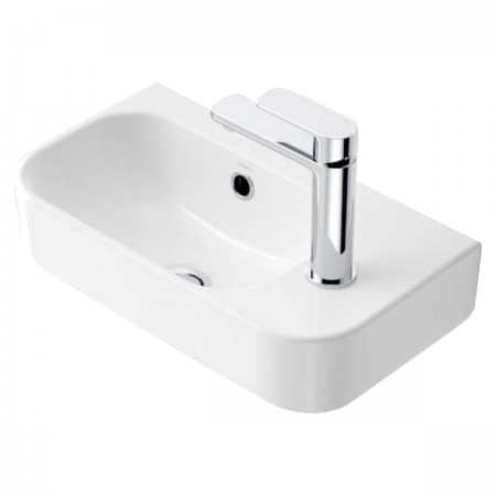 450250R Do It Раковина підвісна/меблева 450х250 см, 1 отвір під змішувач справа, білий глянець (1 со Devit