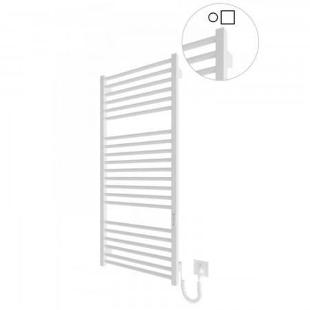 6.1.0404.06.WM Рушникосушка ел. HF Derby 1170х530 білий мат, в комплекті з прих.підкл (1 сорт) Hygge Family