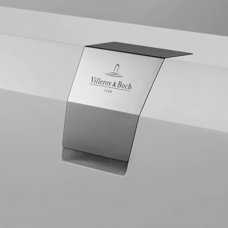 uPCON0123 VB Накладка на сифон д/ванни (наповнення через перелив) для Squaro (1 сорт) VILLEROY  BOCH