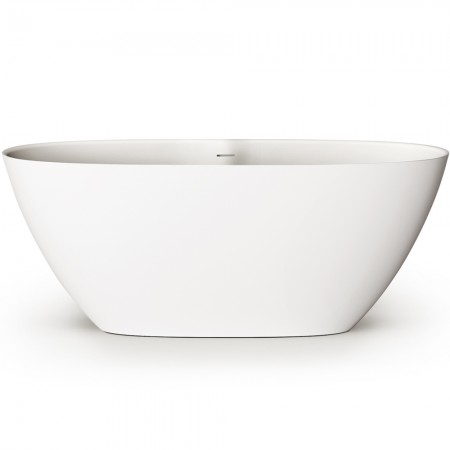 VAPERLS/00 Perla Ванна окремостояча 160*75 см з литого (штучного) каменю Silkstone, з інтегрованим с PAA