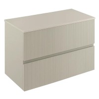 131767+ 127435  Тумба VORA 80 2  ящ,  зі стільницею, SAND MATT (1 сорт) ROYO фото 1