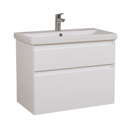 7648 ЕЛІТ Тумба підвісна з раковиною-80 Elite (1 сорт) Аква Родос