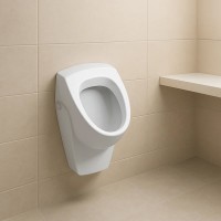 500.344.01.1 Selnova Уринал, задній підвід води, задній випуск, білий глянець (без кріплення) (1 сор Geberit фото 6