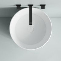 1408640 Style Раковина окремостояча без отовора під змішувач 400х400х860, біла (1 сорт) Devit фото 6