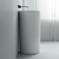 1408640 Style Раковина окремостояча без отовора під змішувач 400х400х860, біла (1 сорт) Devit фото 5