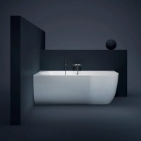 V057BL00SX CORA  Ванна асиметрична  із вбудованною панеллю, з д\к 170 x 75 x 52h, ліва,  білий гляне TREESSE фото 2