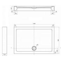 STR1012 FRAME Піддон 120*80 (1 сорт) Primera фото 1