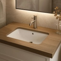 1610133 QUADRA Раковина під стільницю 550х380х190мм, біла (1 сорт) Devit