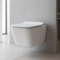 3040120 LINEA Підвісний безобідковий унітаз+кришка soft-close (1 сорт) Devit фото 3