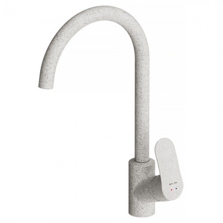 F80E07133 Like змішувач для кухні, білий камінь, шт (1 сорт) AM.PM