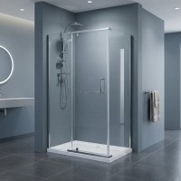 FEN2223 COMFORT Кабіна душова, квадр., 100х100, без піддона, скло прозоре (1 сорт) Devit фото 2