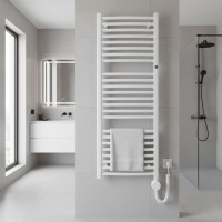 OMERE-50/90 Рушникосушка електр., укомплектована теном YUUKI-03C1, колір білий глянець (1 сорт) INSTAL PROJEKT фото 4