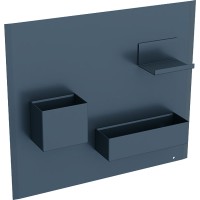 500.649.JK.2 Geberit Магнітна дошка з боксами для зберігання: магнітна дошка: лава матовий, бокси дл Geberit