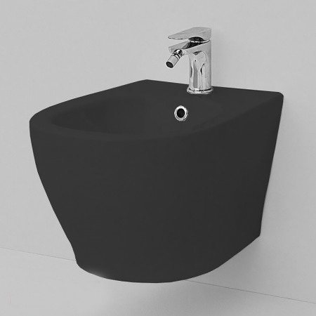 TEB004 17; 00 TEN Біде підвісне, чорний матовий (1 сорт) ArtCeram