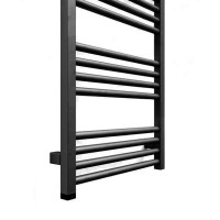 WWFIE090050K9M5E8P Рушникосушка електрична Terma Fiona One 900*500, колір чорний мат (RAL 9005), при Terma фото 1