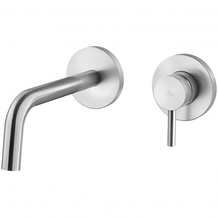 LIG006ST70 LIGHT Змішувач раковини, вилив 175 мм, сталь (1 сорт) Paffoni