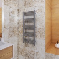 WWFIE090050K916E1P Рушникосушка електрична Terma Fiona One 900*500, колір білий глянець (RAL 9016),  Terma фото 2