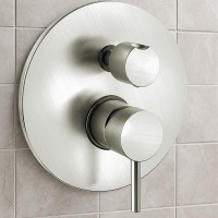 LIG019ST  Light exclusive Змішувач для душу, steel looking (1 сорт) Paffoni