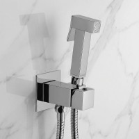 ZDUP112CR  TWEET SQUARE MIX Tondo Набір гігієнічного душу, хром (1 сорт) Paffoni фото 2