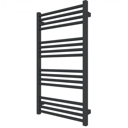 WGFIN090050K9M5SX Рушникосушка Fiona 900*500, колір чорний мат (RAL 9005) (1 сорт) Terma