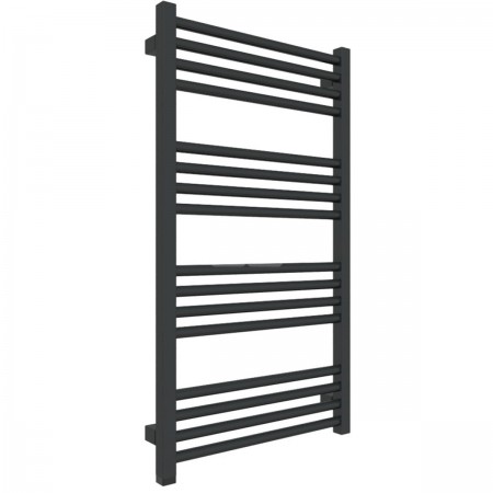 WWFIE090050K9M5E1P Рушникосушка електрична Terma Fiona One 900*500, колір чорний мат (RAL 9005), при Terma